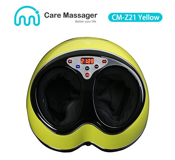 Air Compression Foot Massager Manufacturer, Foot Massager (CM-Z21 Yellow) Wholesale